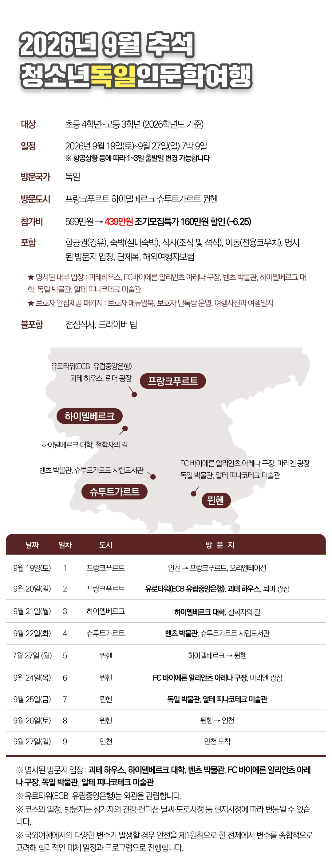 추석 청소년 1개국 유럽캠프 7