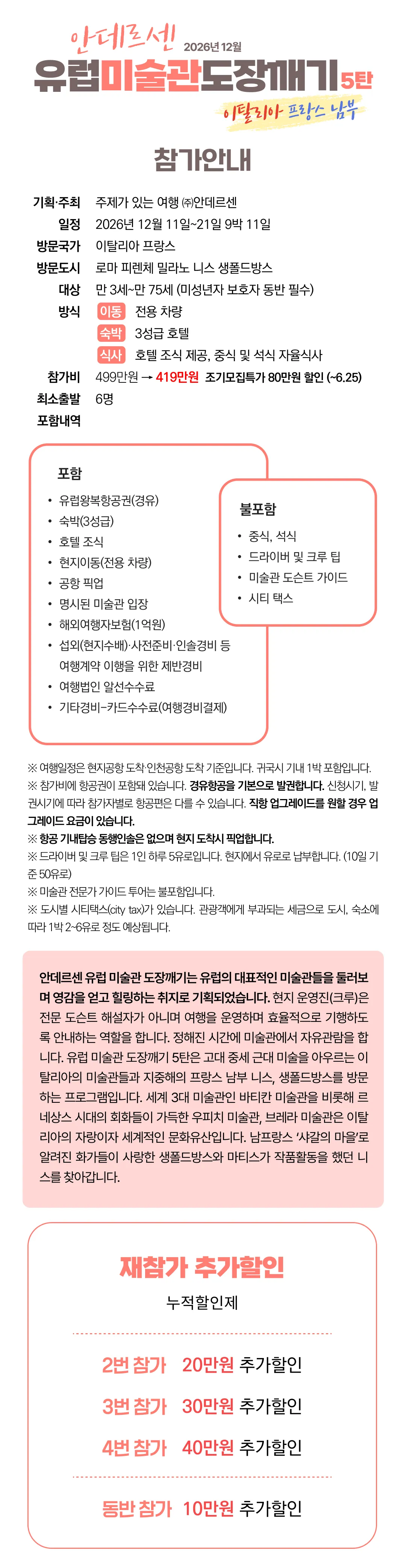 유럽미술관도장깨기 이탈리아 남프랑스 2
