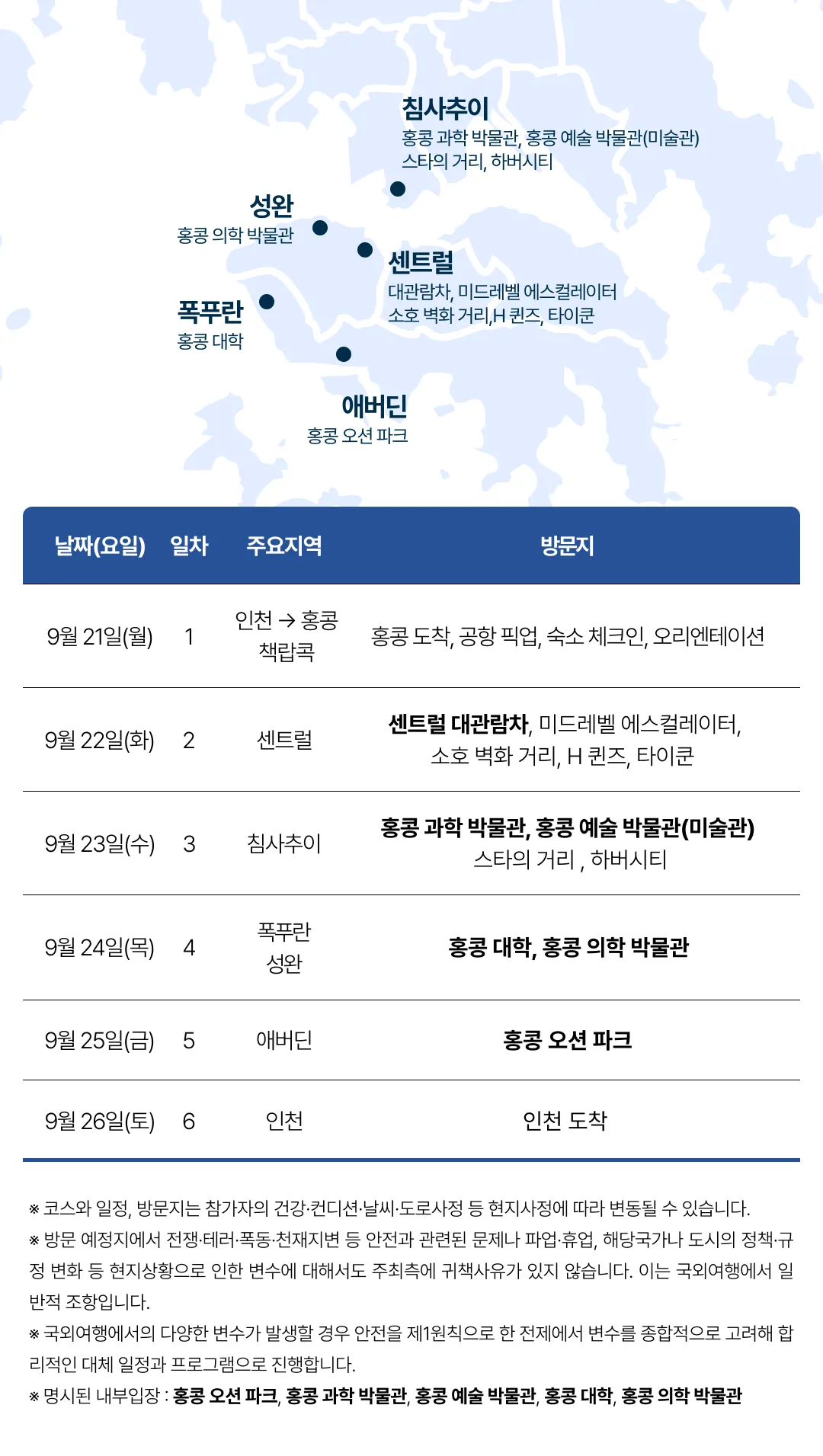 추석연휴 청소년 홍콩국제캠프 4