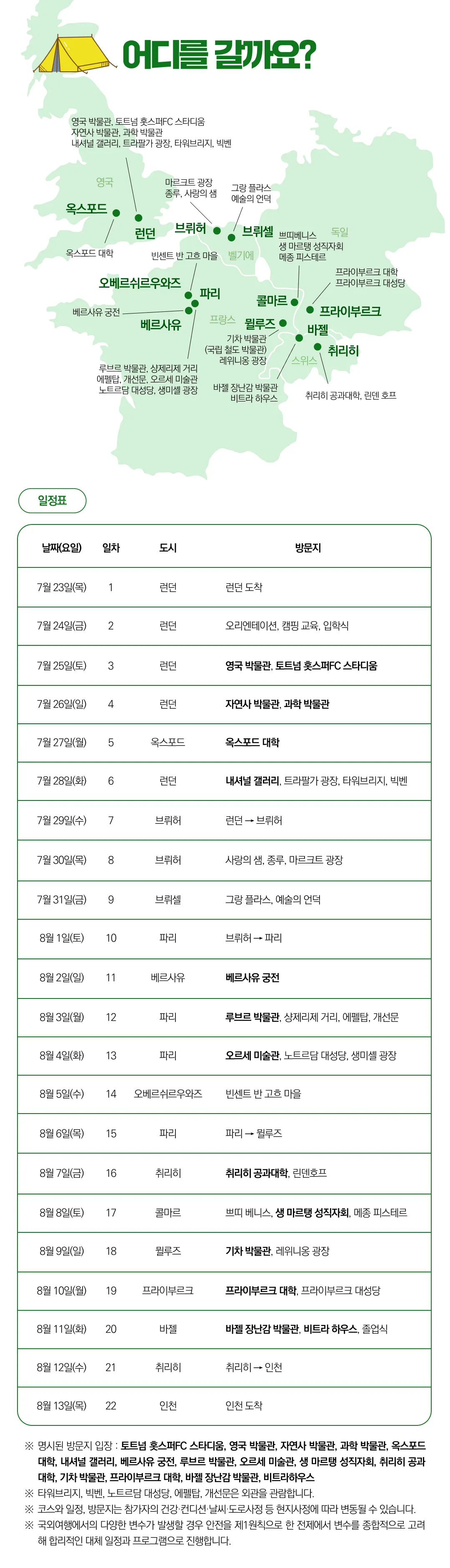 청소년유럽캠핑 클래식 3