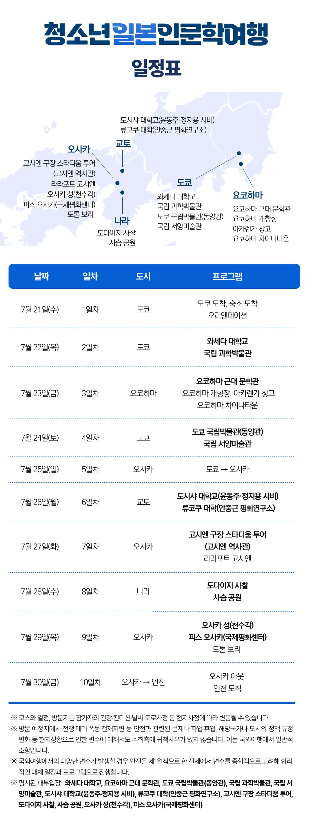 청소년 일본인문학 9박 10일 4
