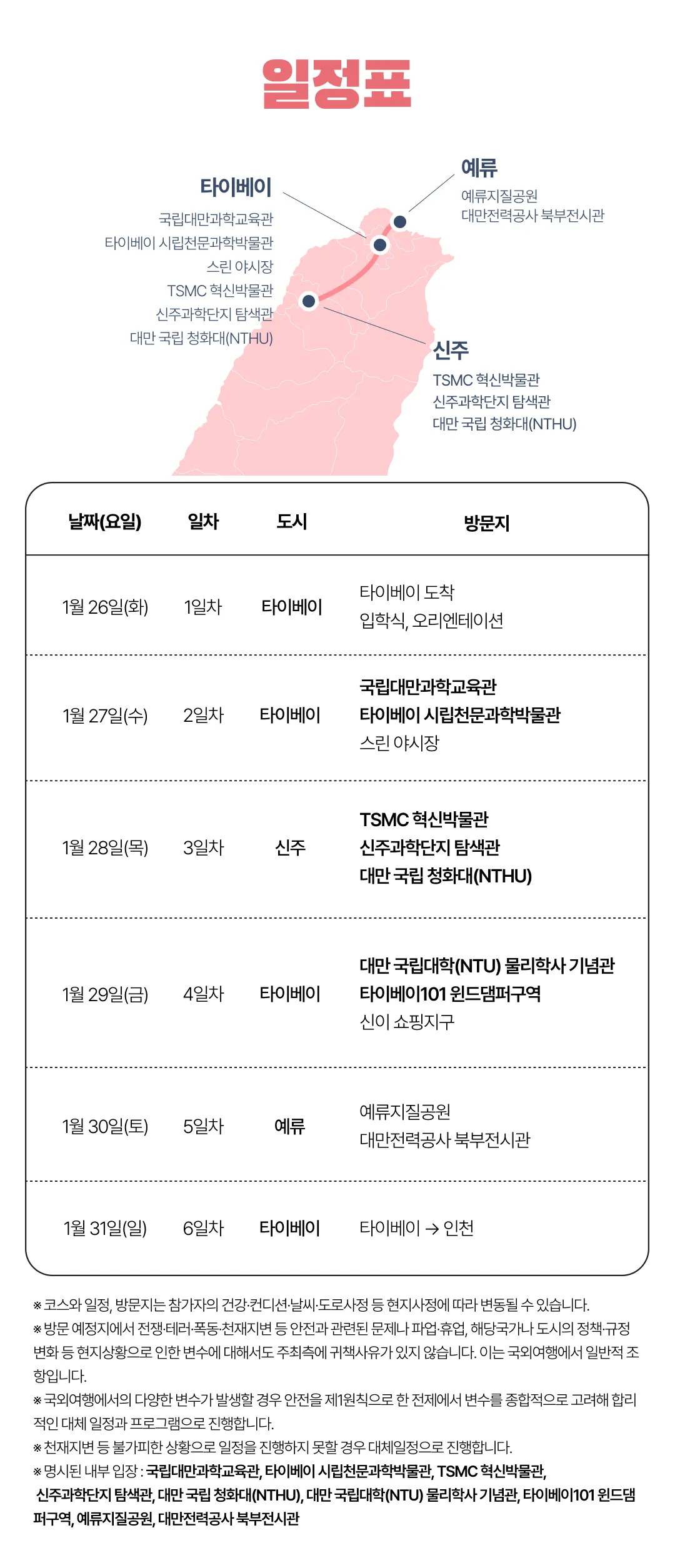 청소년 대만과학기행 5