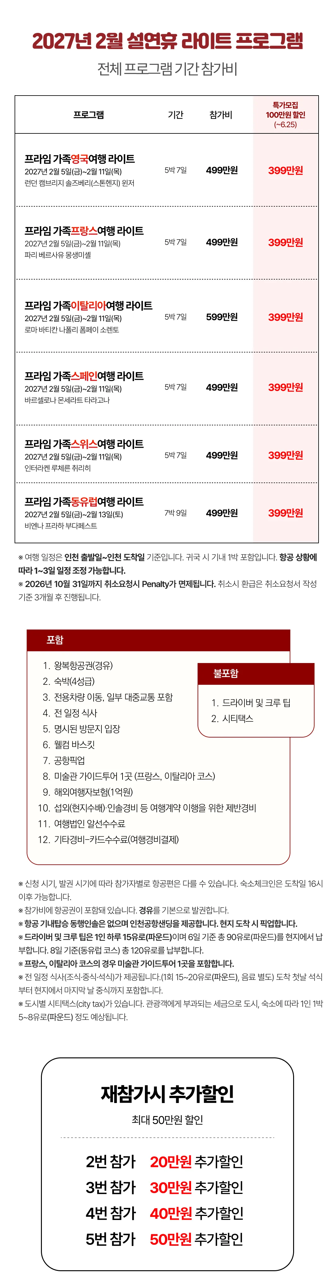설연휴 프라임 가족유럽여행 라이트 2