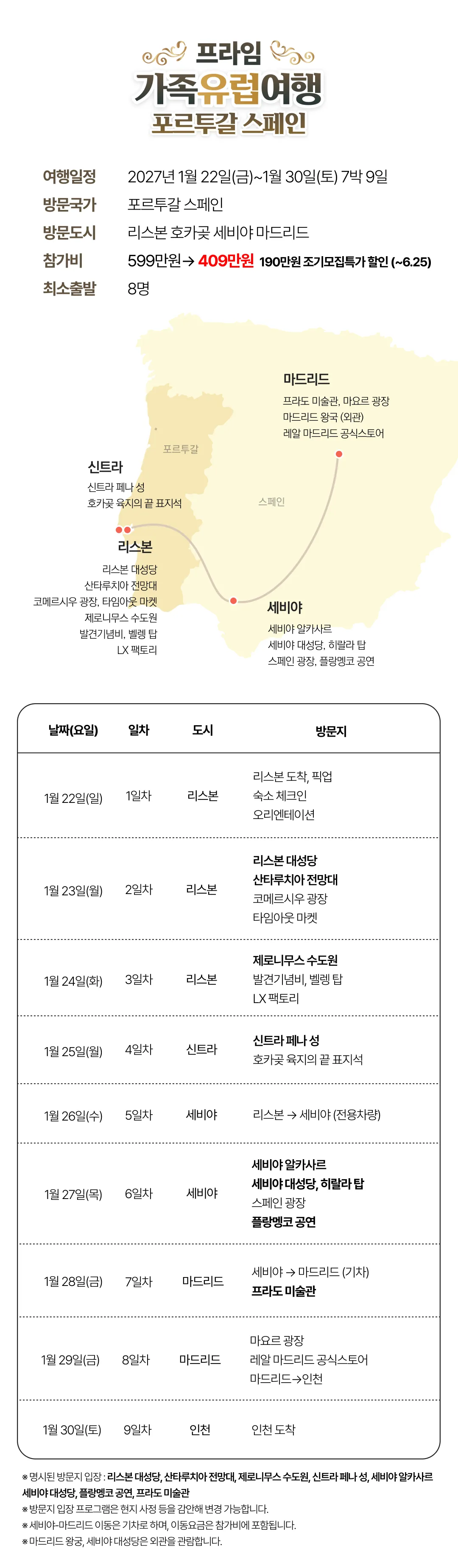 프라임 가족유럽 포르투갈&스페인 3